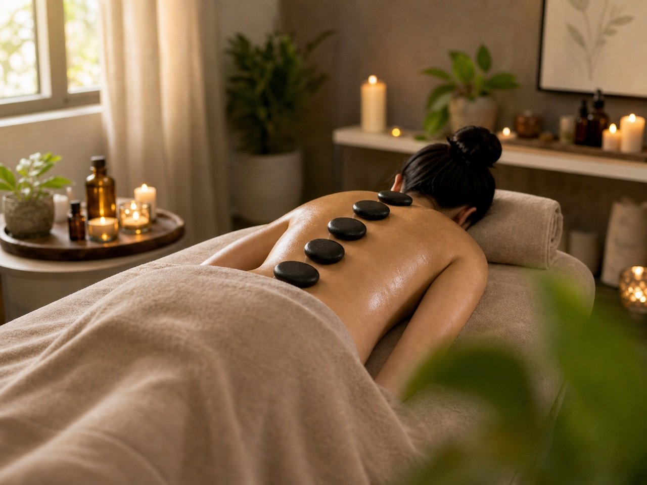 Hot Stone Therapy at Mars Wellness Home