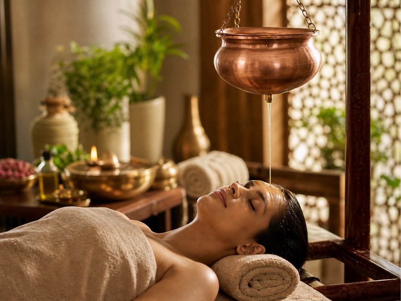 Shirodhara Therapy at Mars Wellness Home