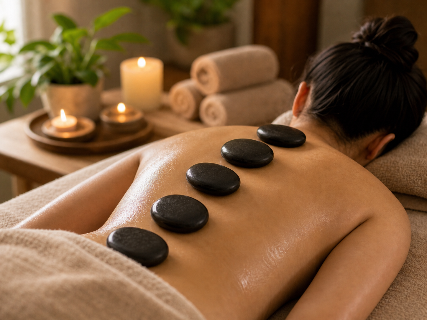 Hot Stone Therapy at Mars Wellness Home